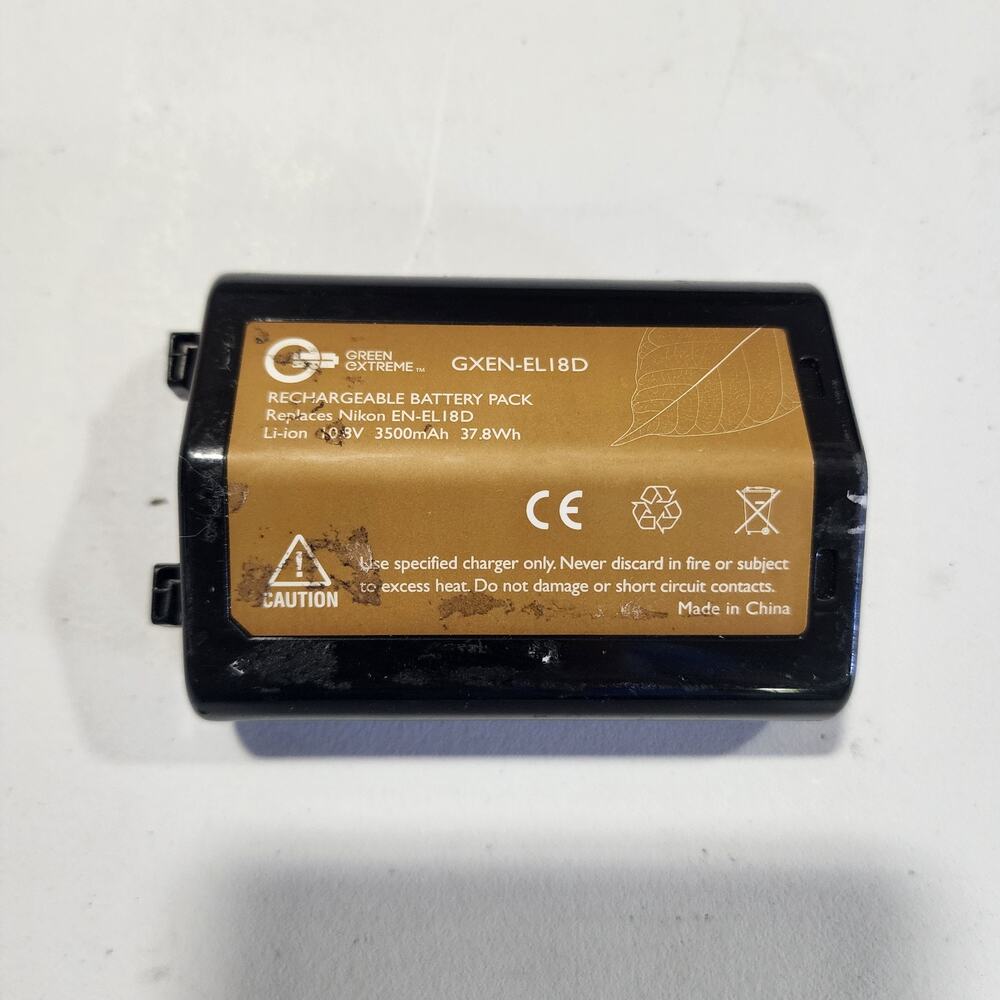 Green Extreme GXEN-EL18D Rechargeable Battery Pack for Nikon Z9 DSLR Camera